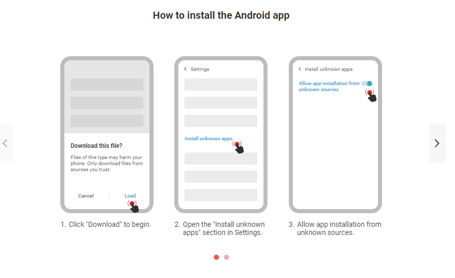 How to install Megapari Android APK 